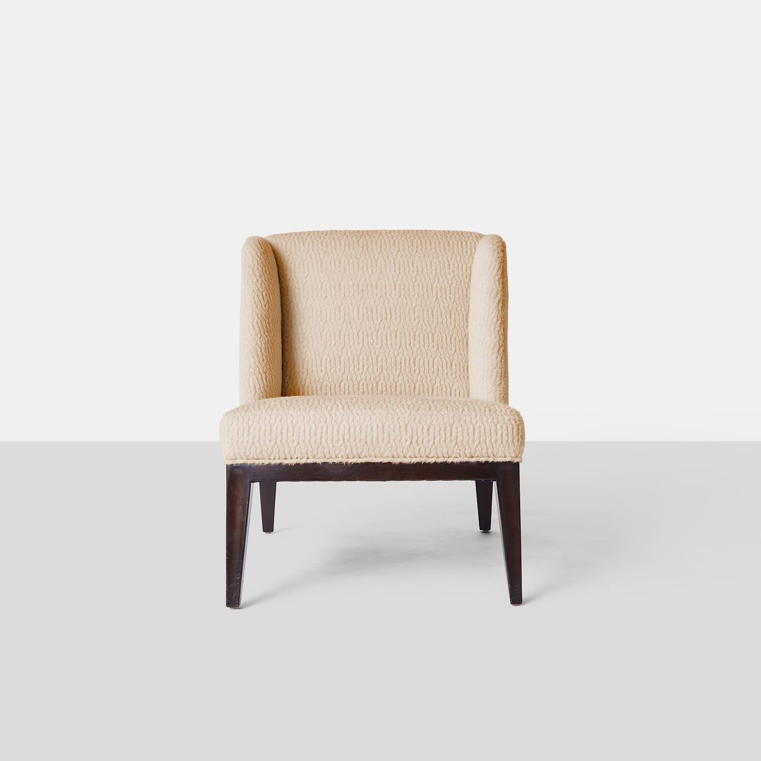 Mid-Century Modern Rare Edward Wormley Slipper Chairs