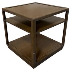 Edward Wormley Midcentury Two Level End Table for Dunbar