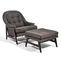 Edward Wormley Model 5701 Lounge Chair & Ottoman