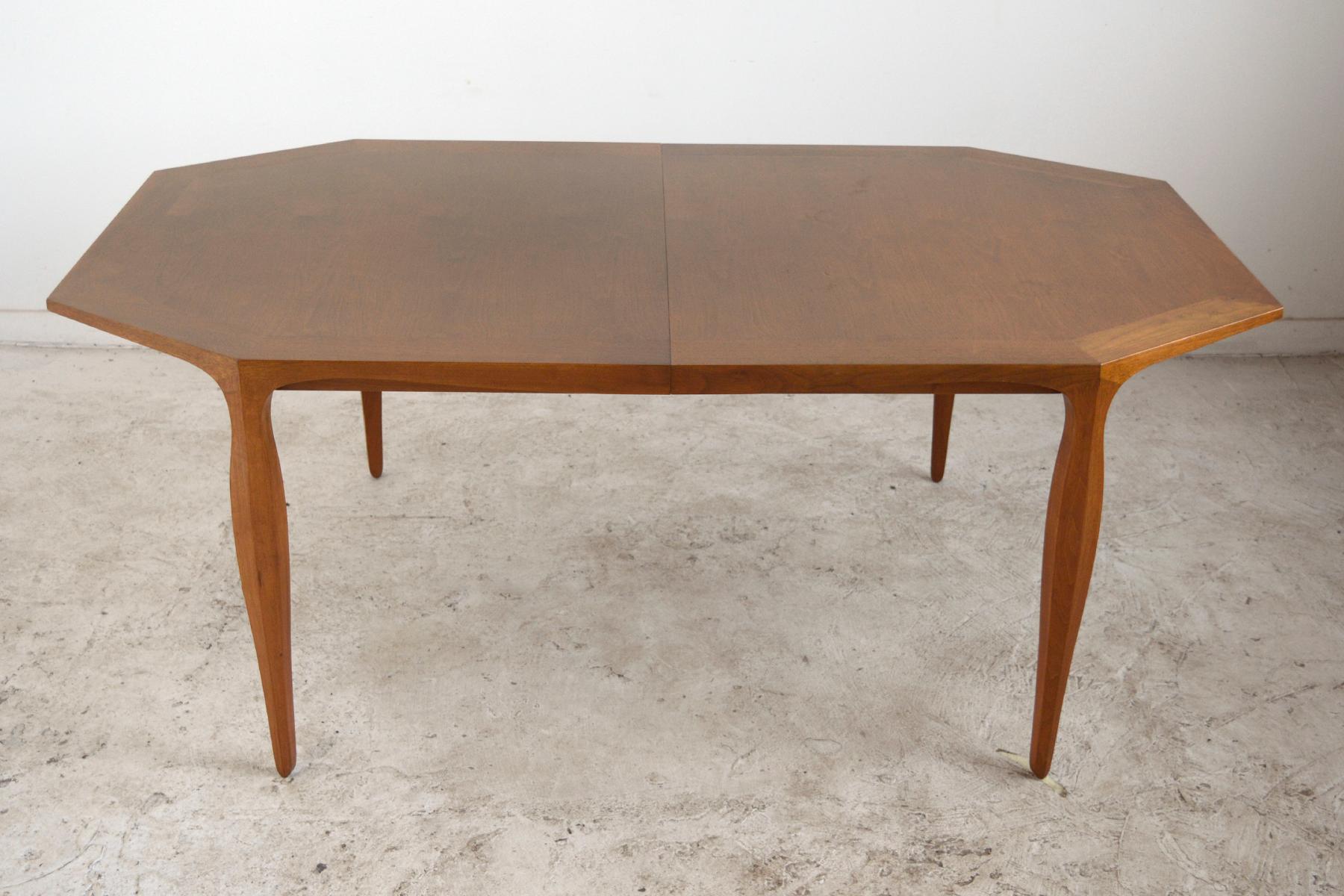 Mid-Century Modern Table de salle à manger Edward Wormley modèle 5900 par Dunbar