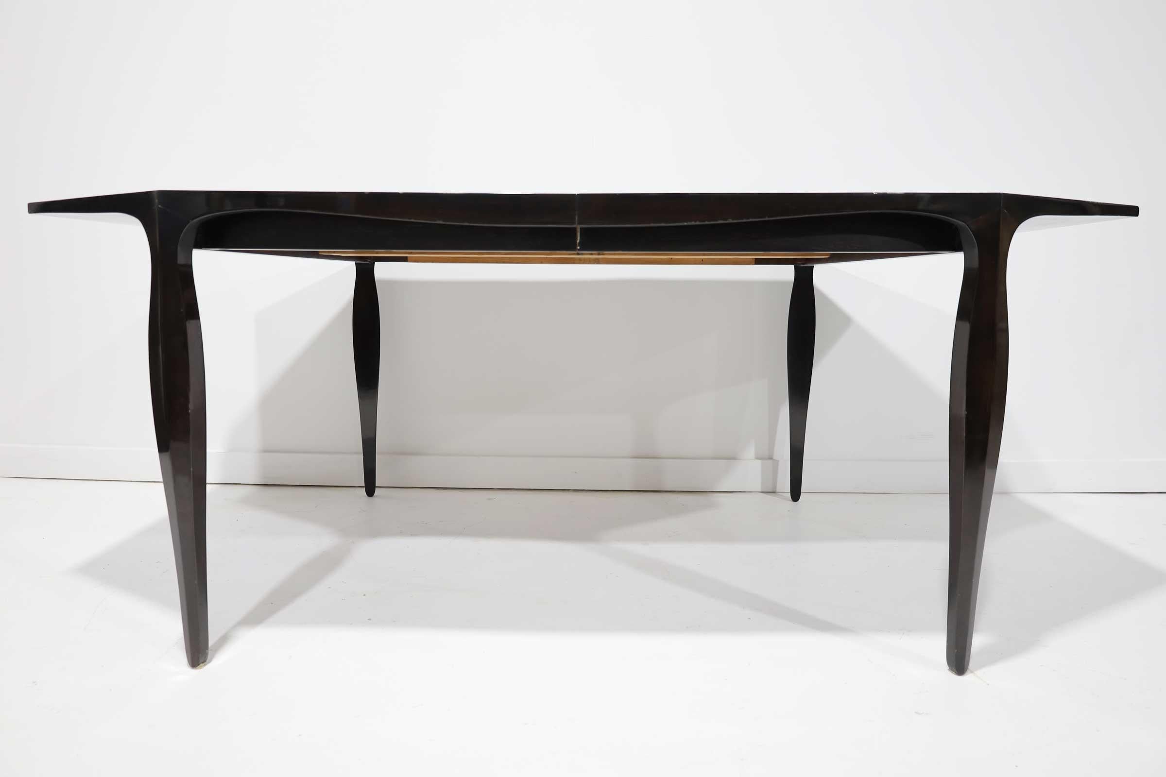 Mahogany Edward Wormley Model 5900 Dining Table by Dunbar