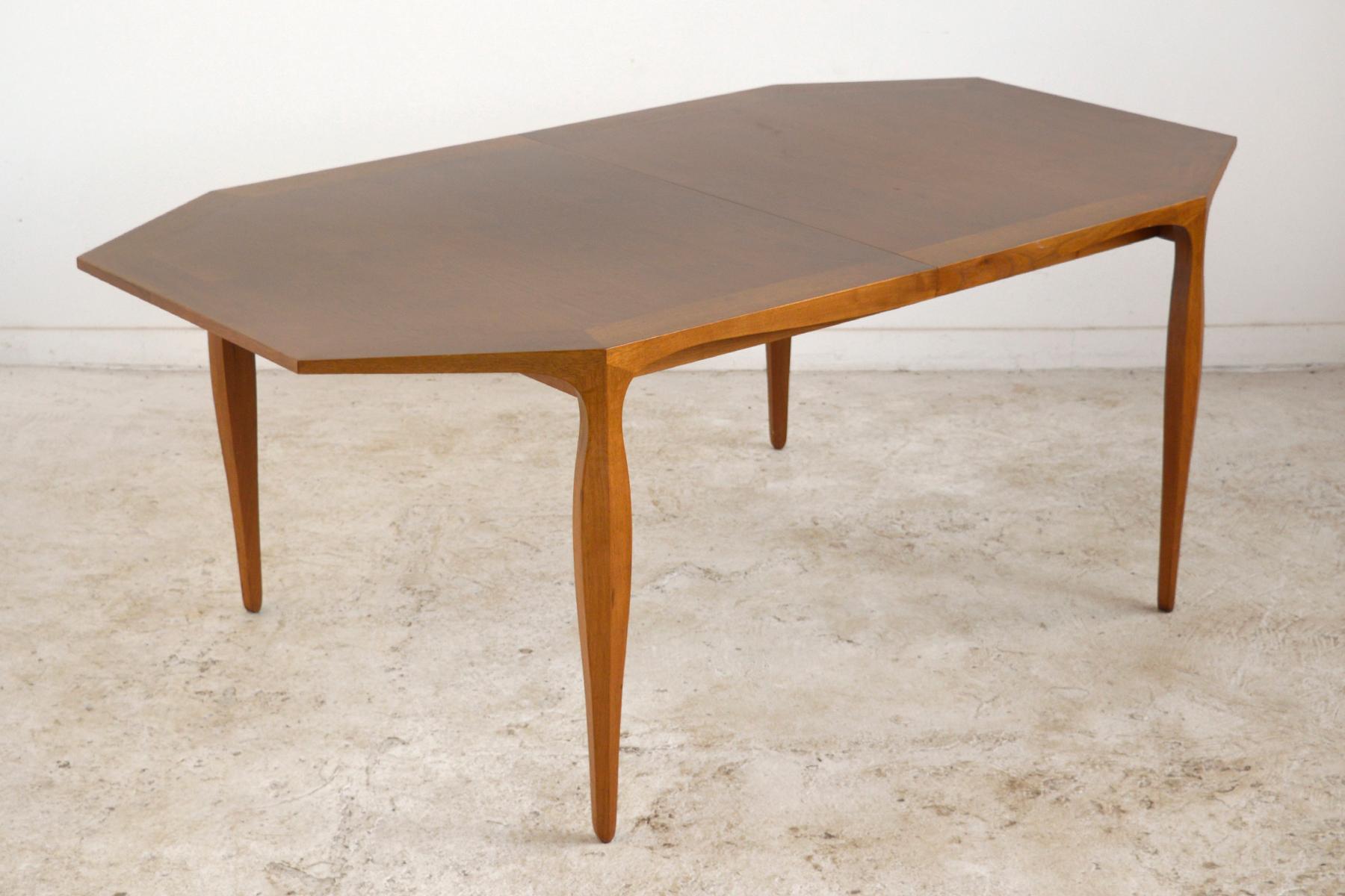 Walnut Edward Wormley Model 5900 Dining Table by Dunbar