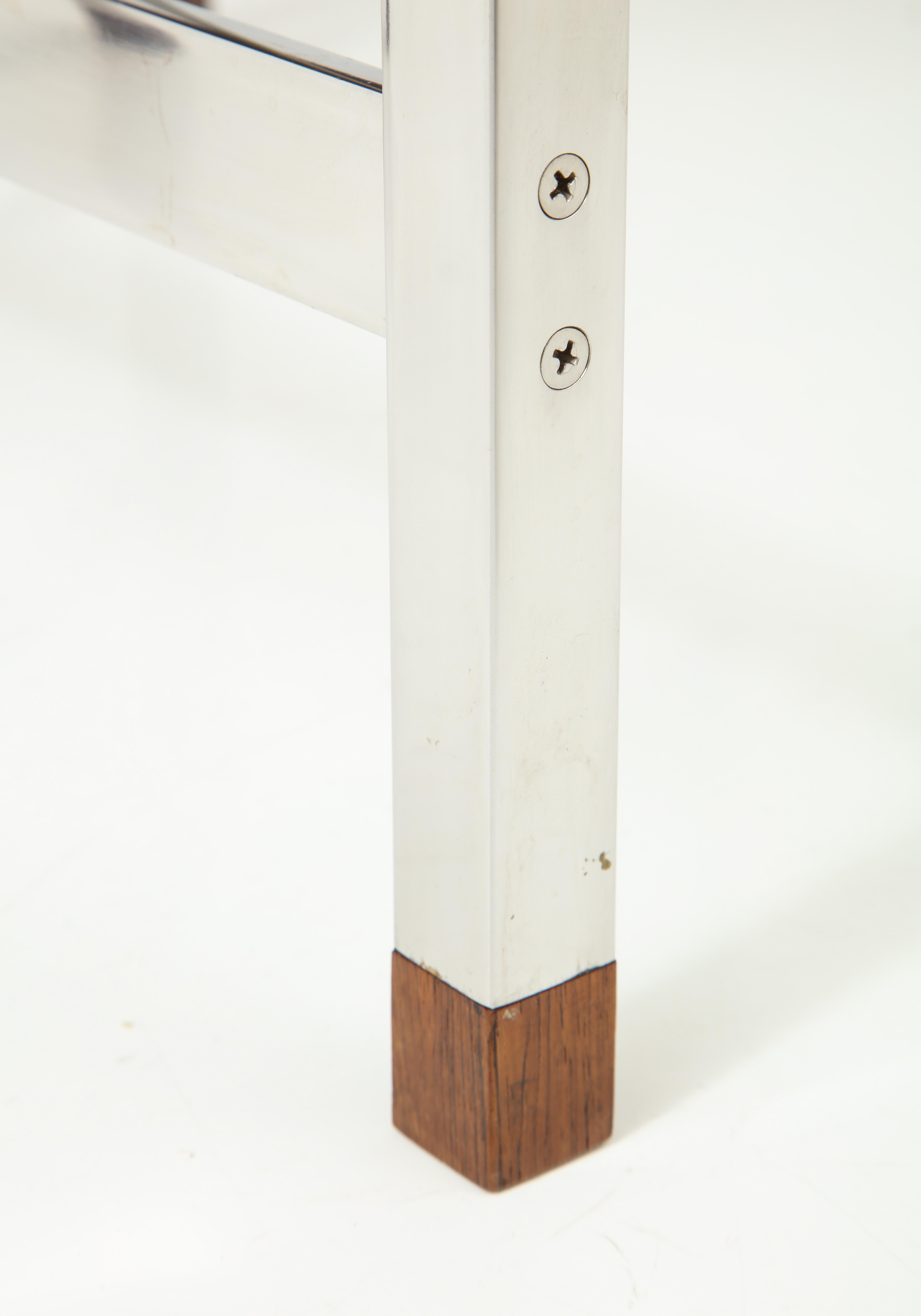 Edward Wormley Occasional Table in Chrome and Micarta 5
