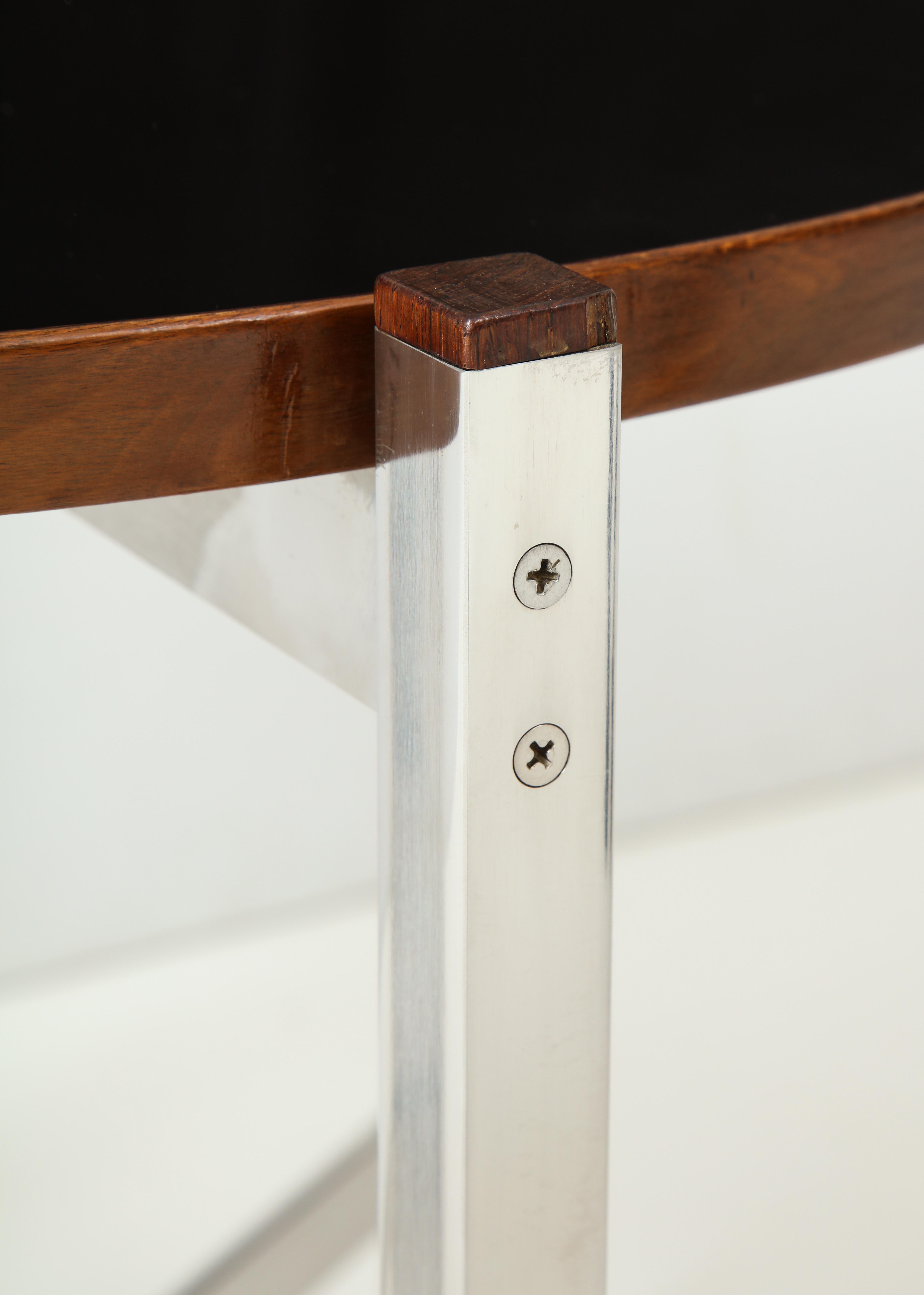 Edward Wormley Occasional Table in Chrome and Micarta 3