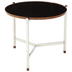 Edward Wormley Occasional Table in Chrome and Micarta