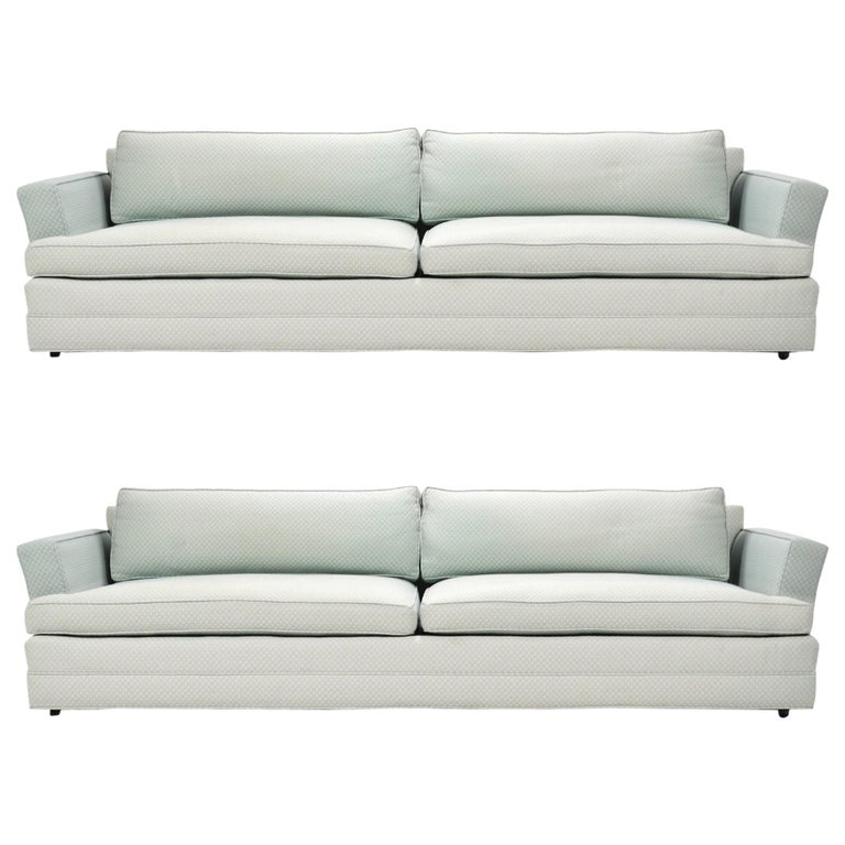 Edward Wormley Pair of Sofas by Dunbar For Sale
