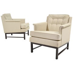 Edward Wormley Pair of Easy Chairs by Dunbar