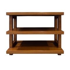 Edward Wormley Pair of Rare 3-Tier End Tables 1944 'Signed'
