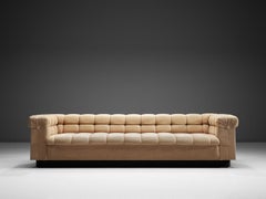Edward Wormley 'Party' Sofa in Beige Fabric