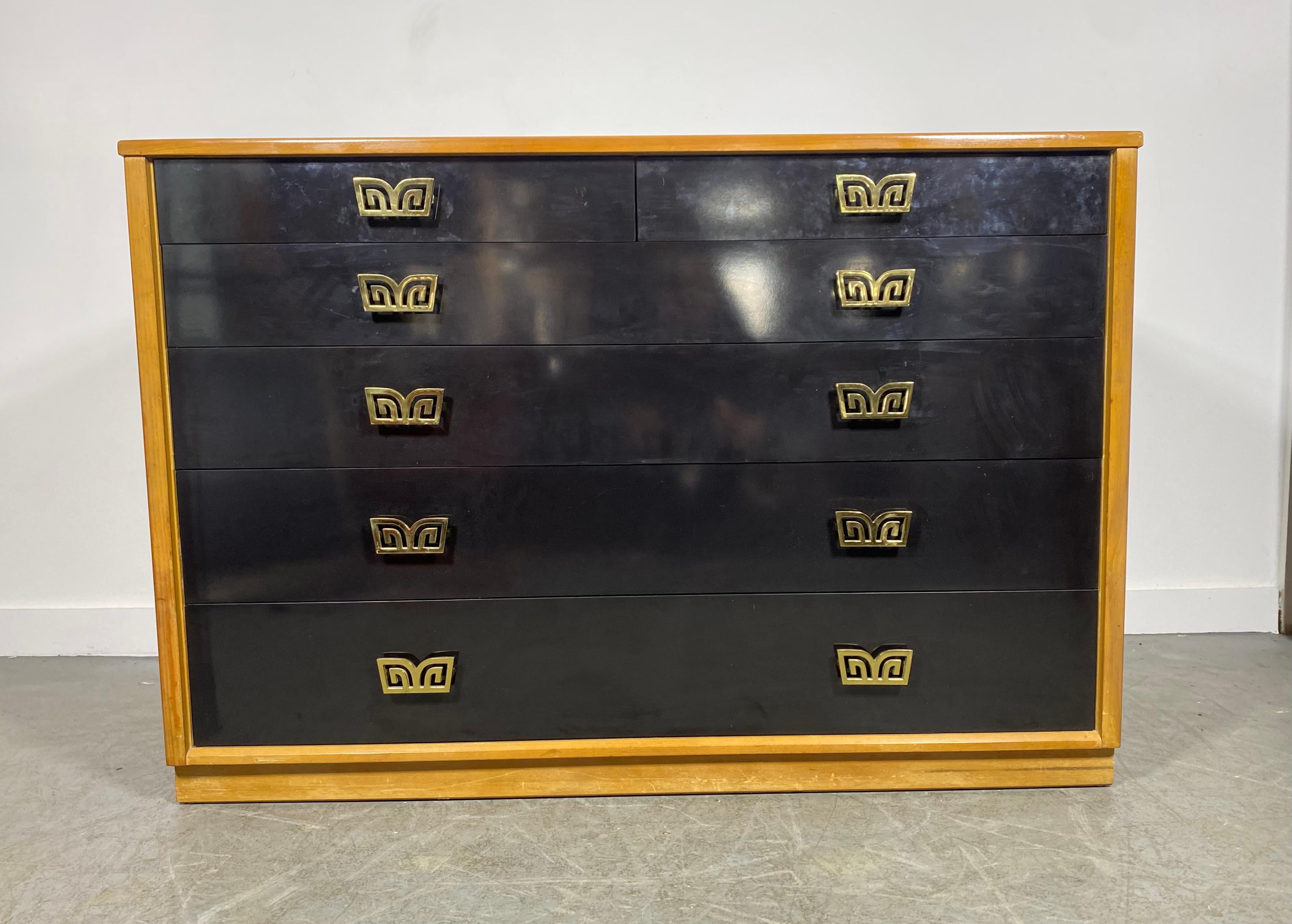  Edward Wormley Precedent Dresser for Drexel, stunning custom hardware / finish For Sale 2