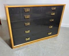 Edward Wormley Precedent Dresser for Drexel, stunning custom hardware / finish