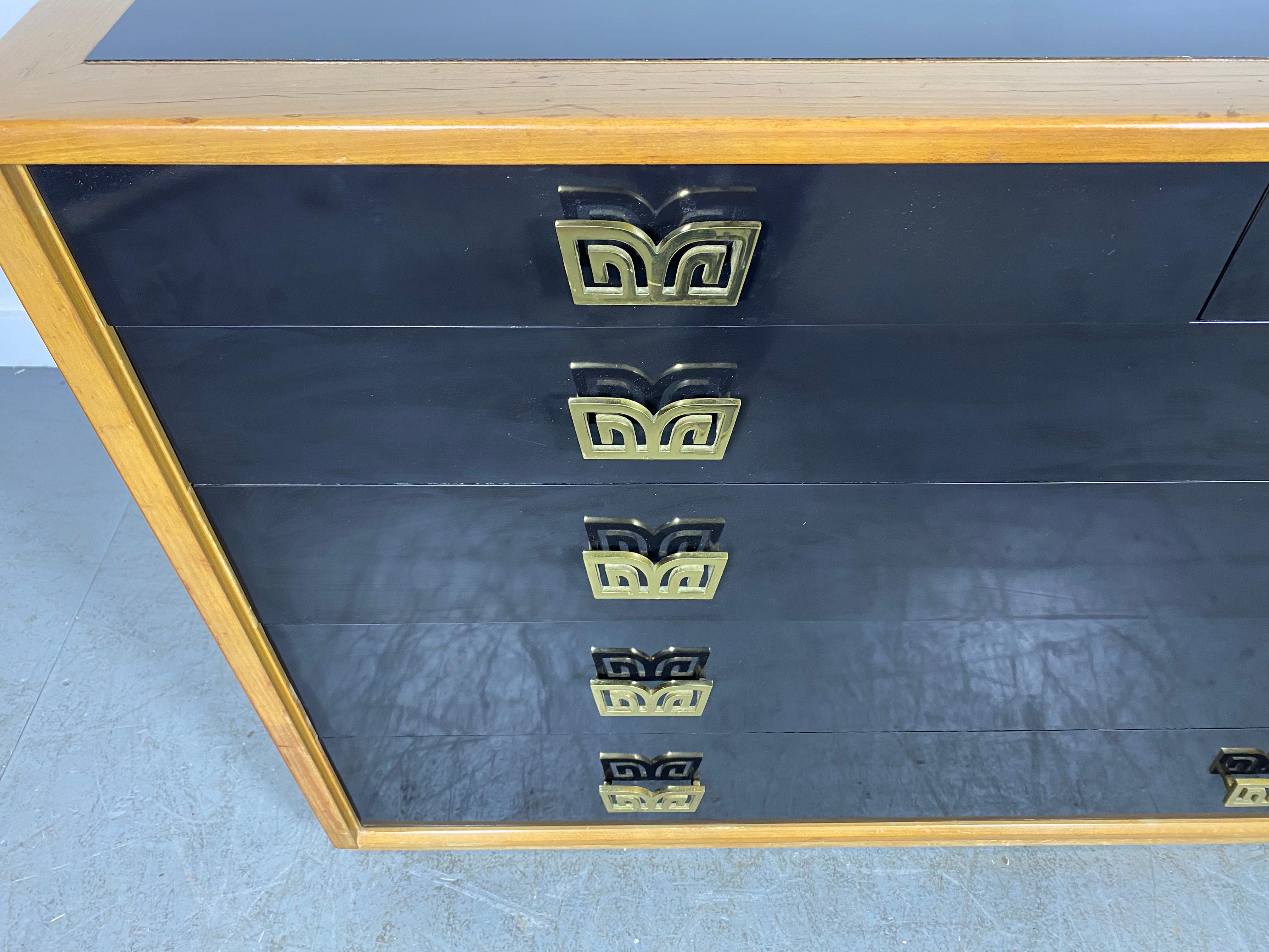  Edward Wormley Precedent Dresser for Drexel, stunning custom hardware / finish For Sale 1