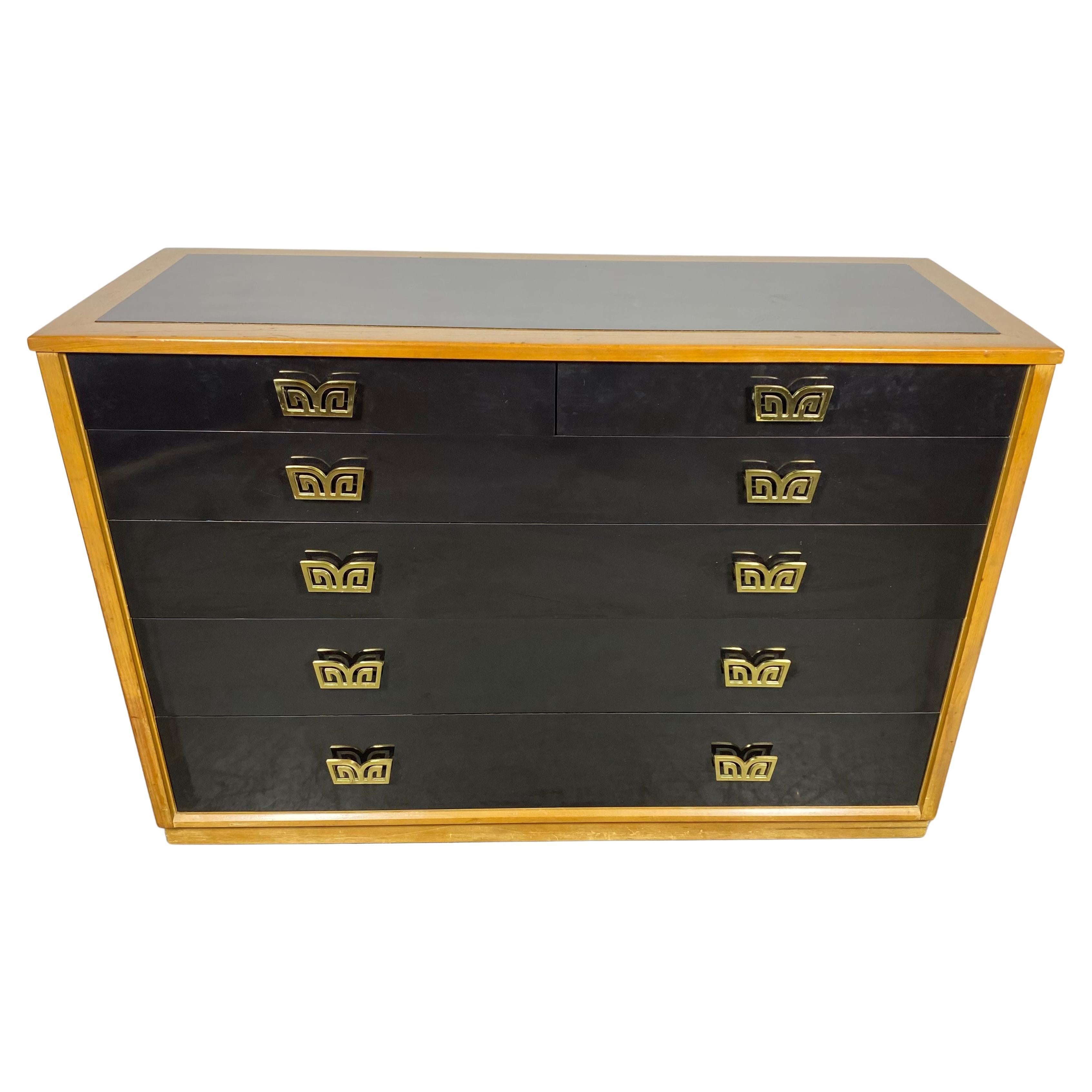  Edward Wormley Precedent Dresser for Drexel, stunning custom hardware / finish