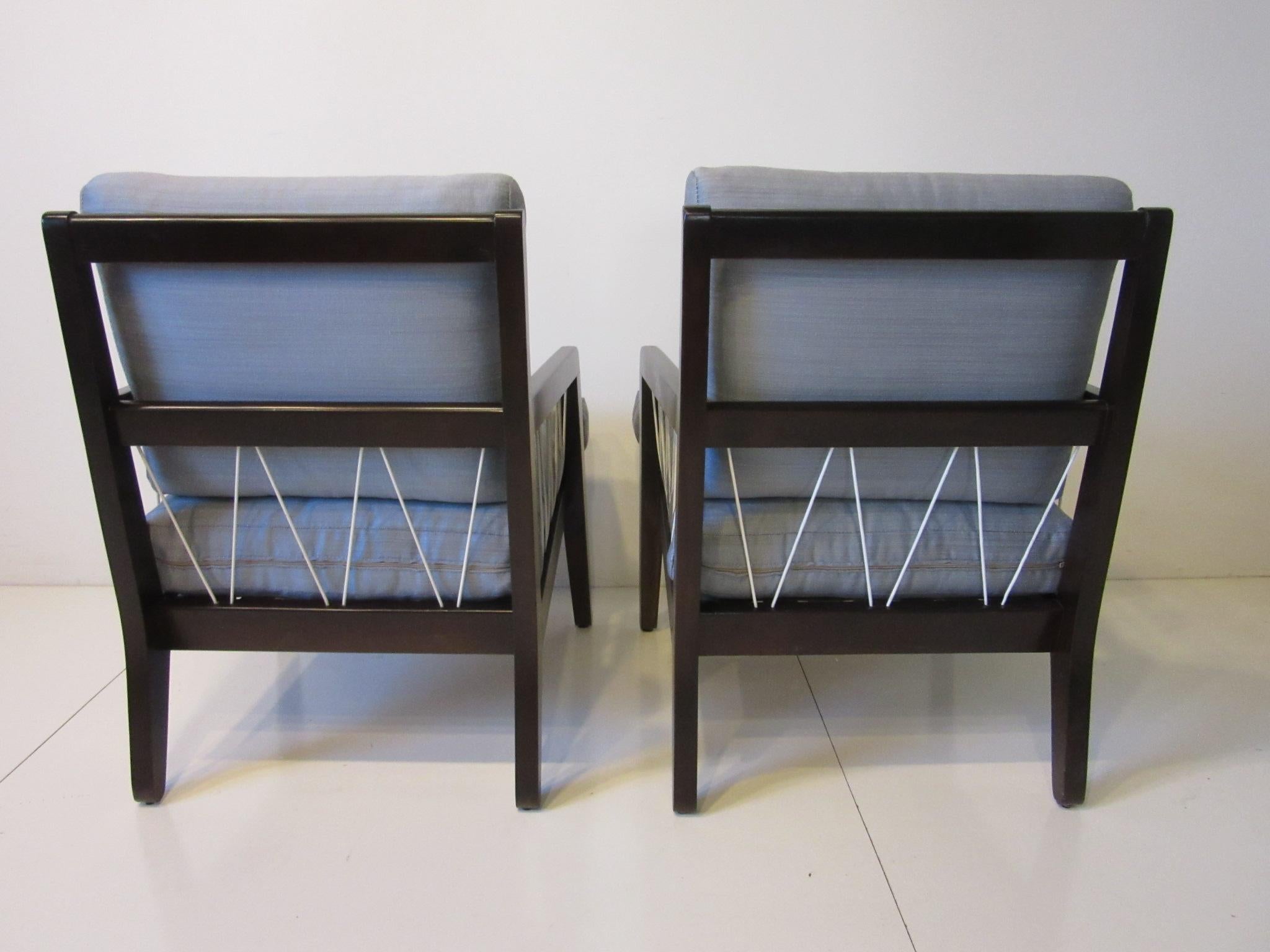 Edward Wormley Presedent Lounge Chairs for Drexel In Good Condition In Cincinnati, OH
