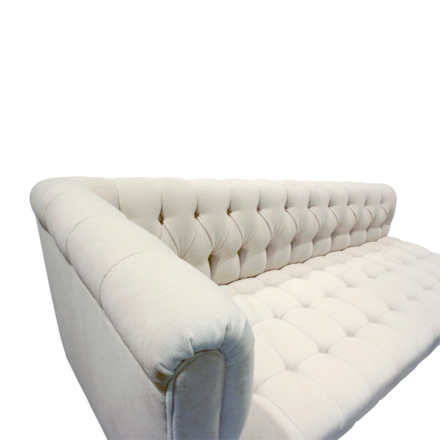 Hand-Crafted Edward Wormley Rare Tufted 