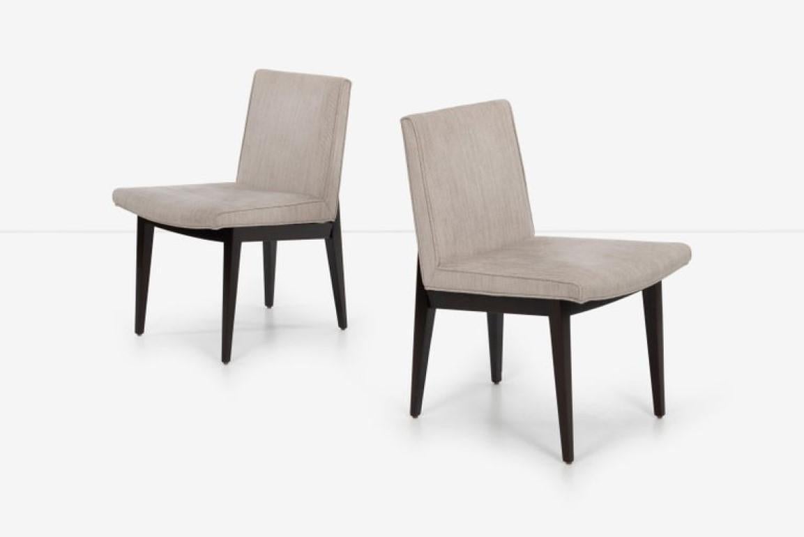 Mid-20th Century Edward Wormley Set of 12 Bracket Back Dining Chairs For Sale
