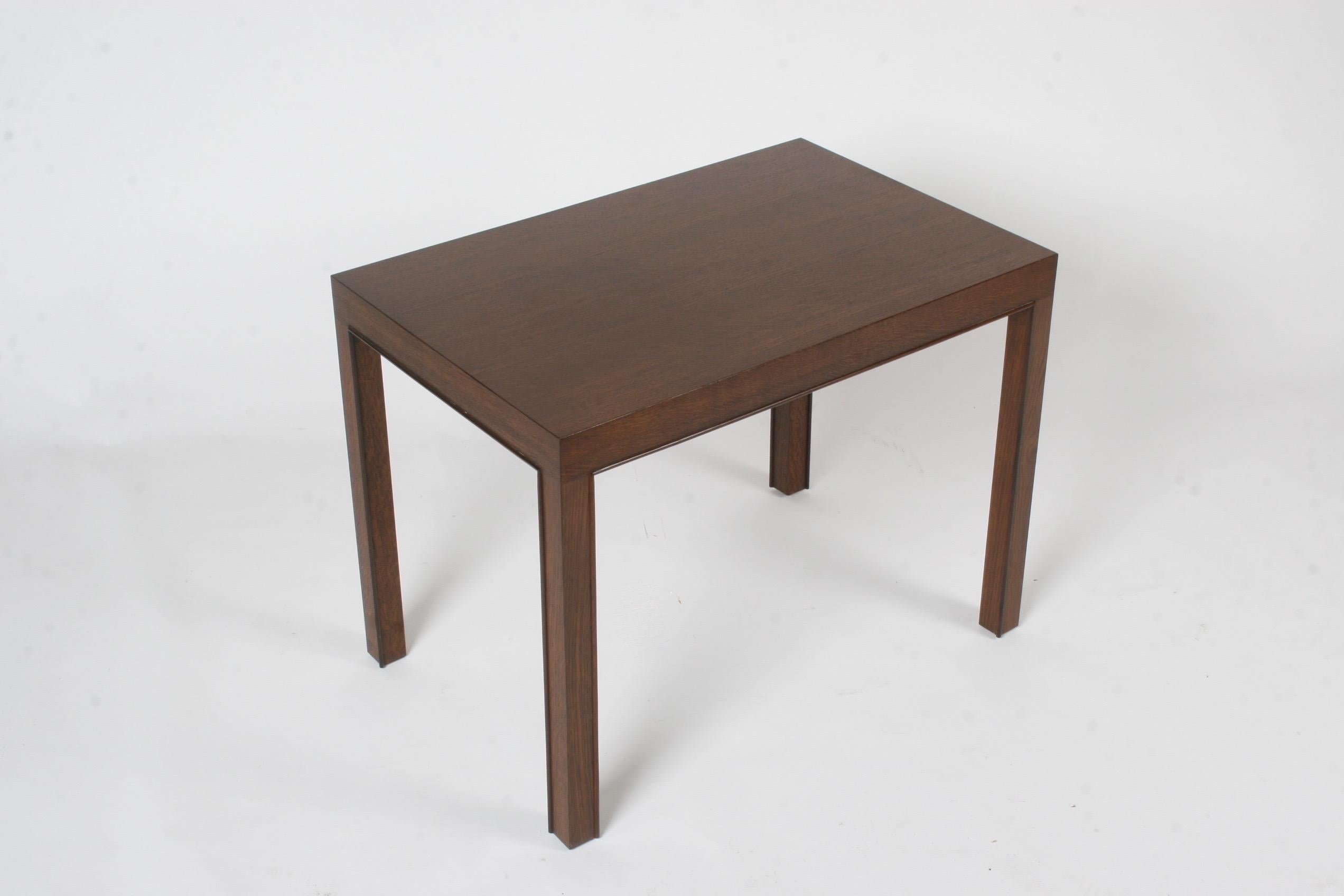 American Edward Wormley Side Table with Rosewood Piped Edge