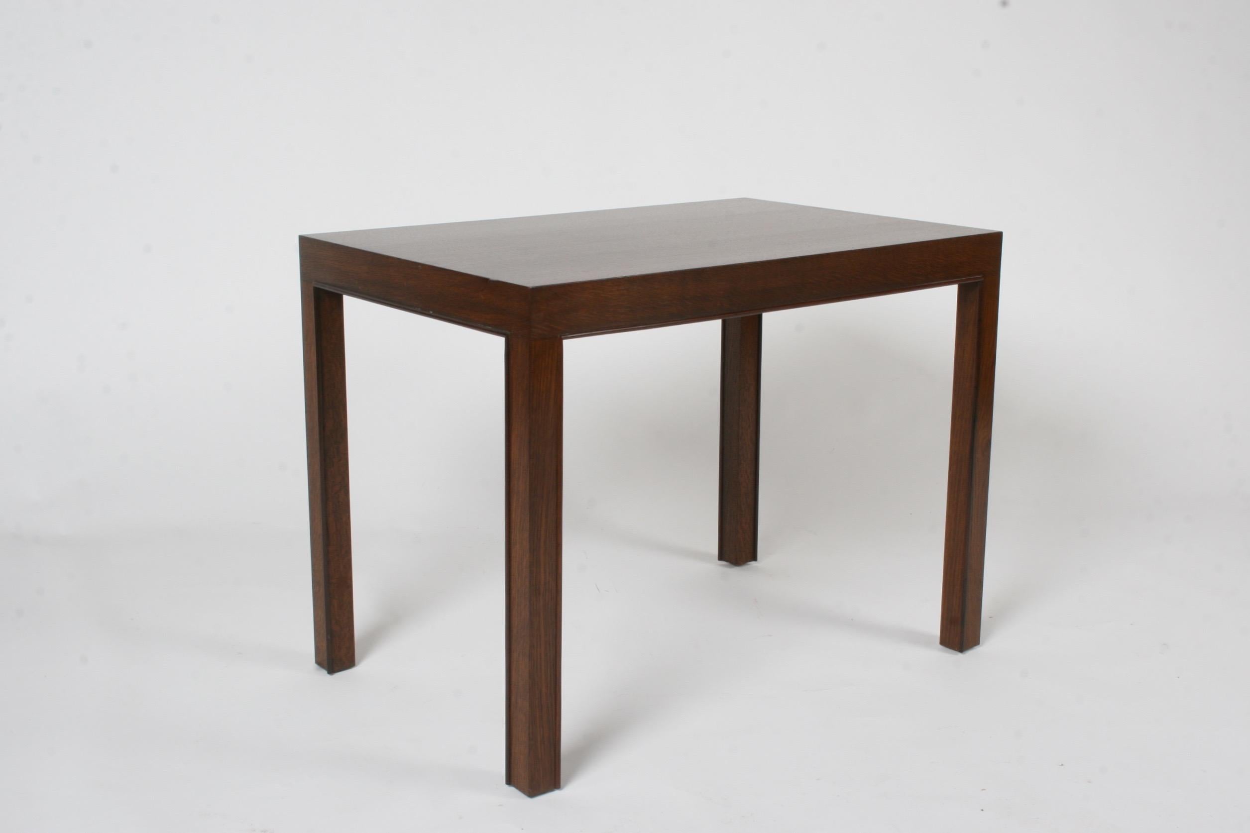 Mid-20th Century Edward Wormley Side Table with Rosewood Piped Edge