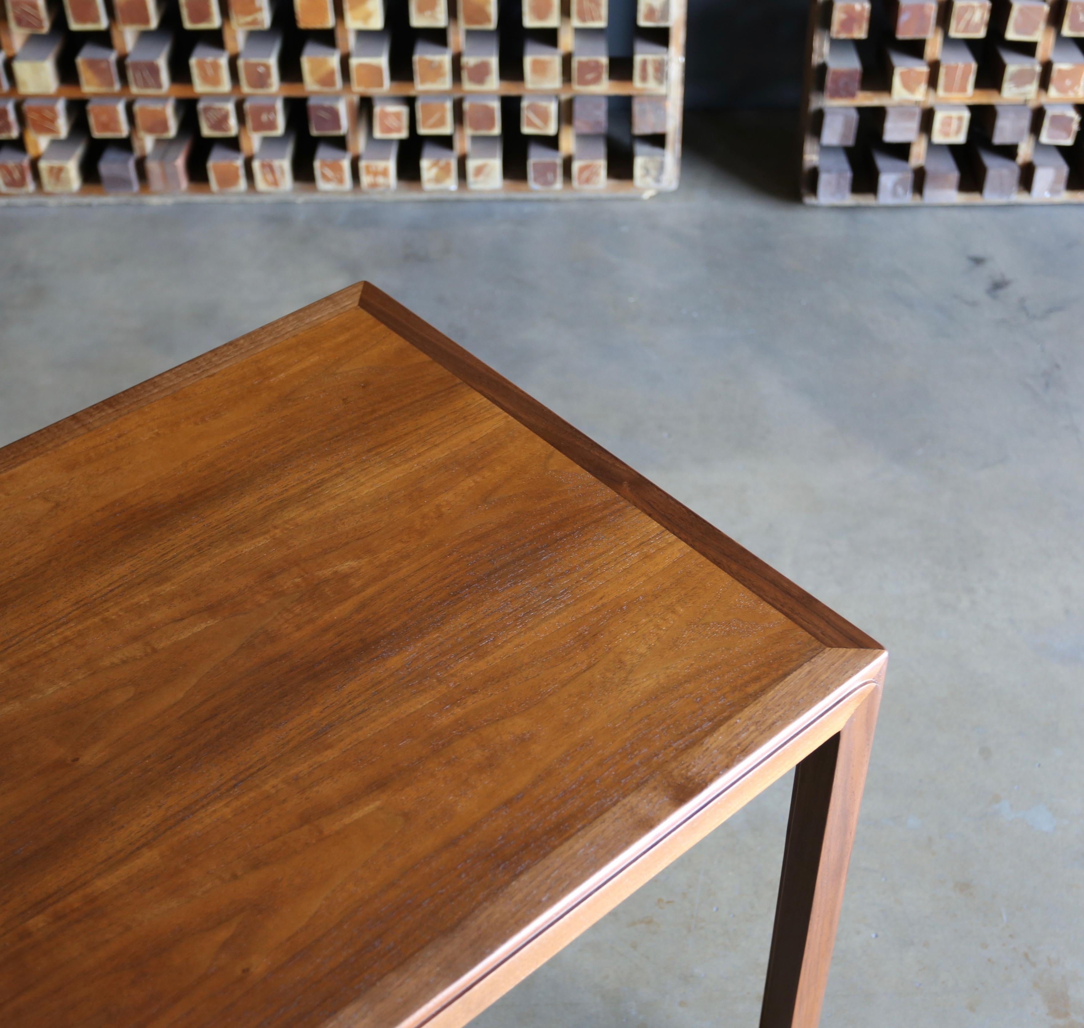 20th Century Edward Wormley Side Tables for Dunbar with Natzler Tiles, circa 1955