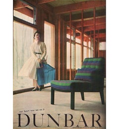 Edward Wormley Slipper Lounge Chairs, Pair