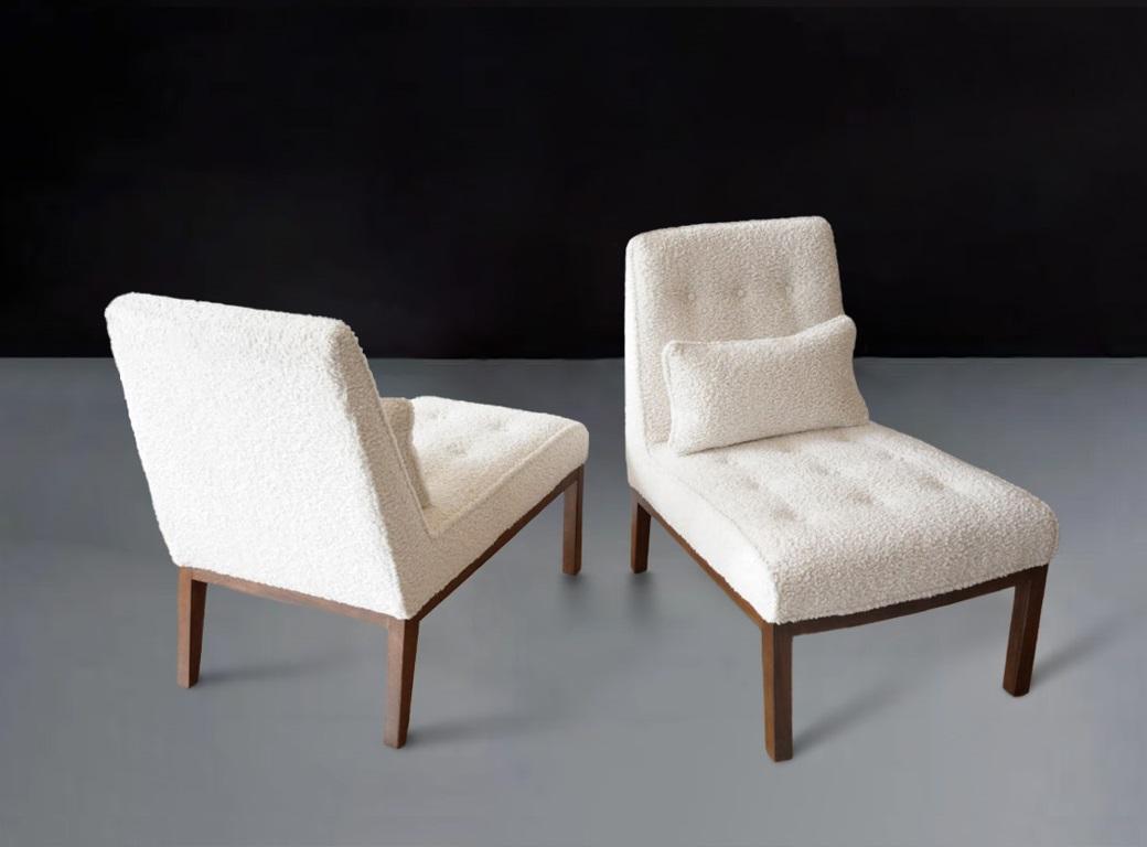 Edward Wormley Sillones Slipper, Pareja Estadounidense en venta