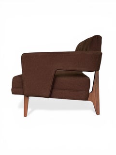 Edward Wormley Sofa - Dunbar Model 486 - Walnut Bracket Back Mid Century Modern