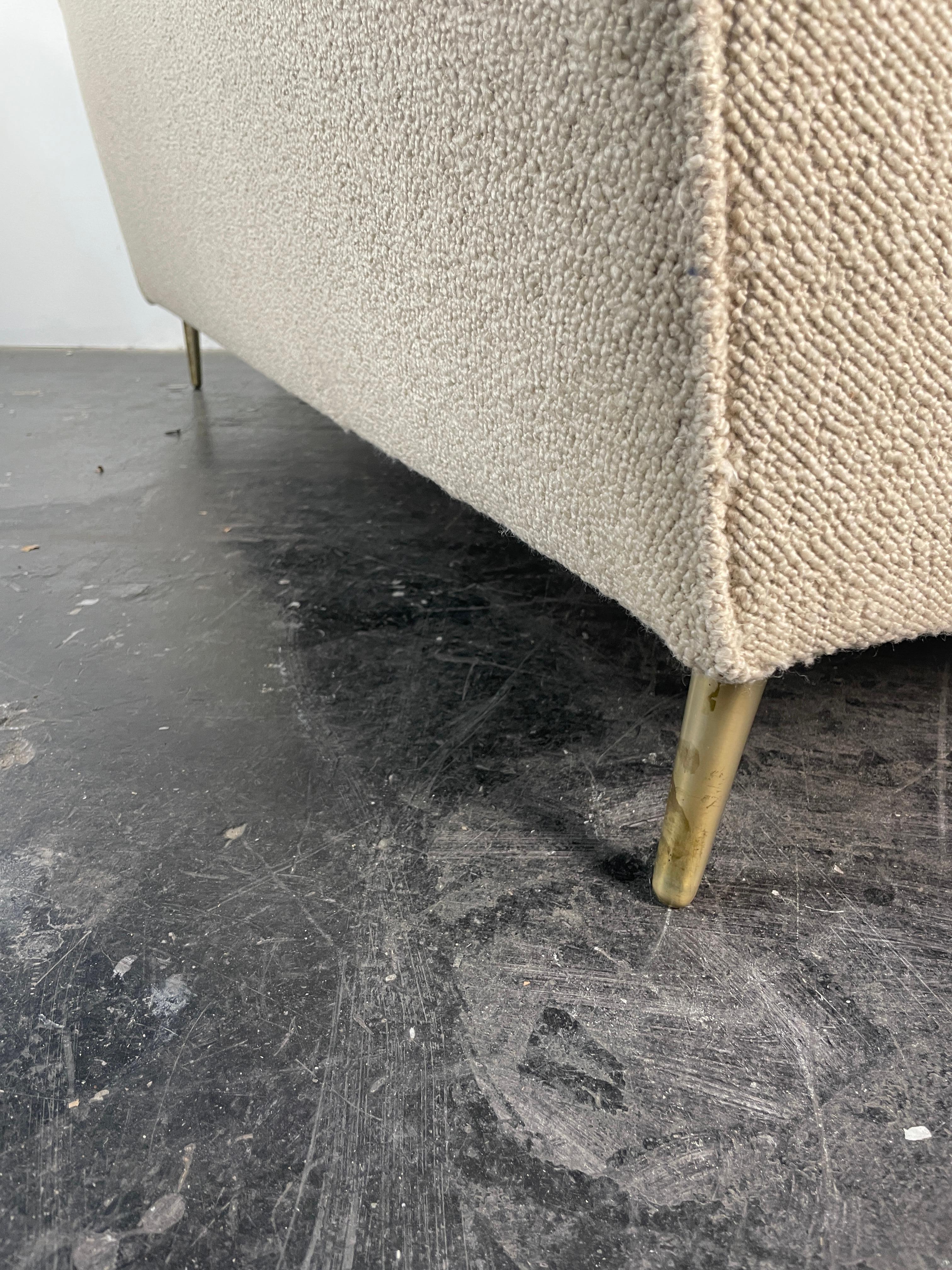 Edward Wormley Sofa with Brass legs for Dunbar 4