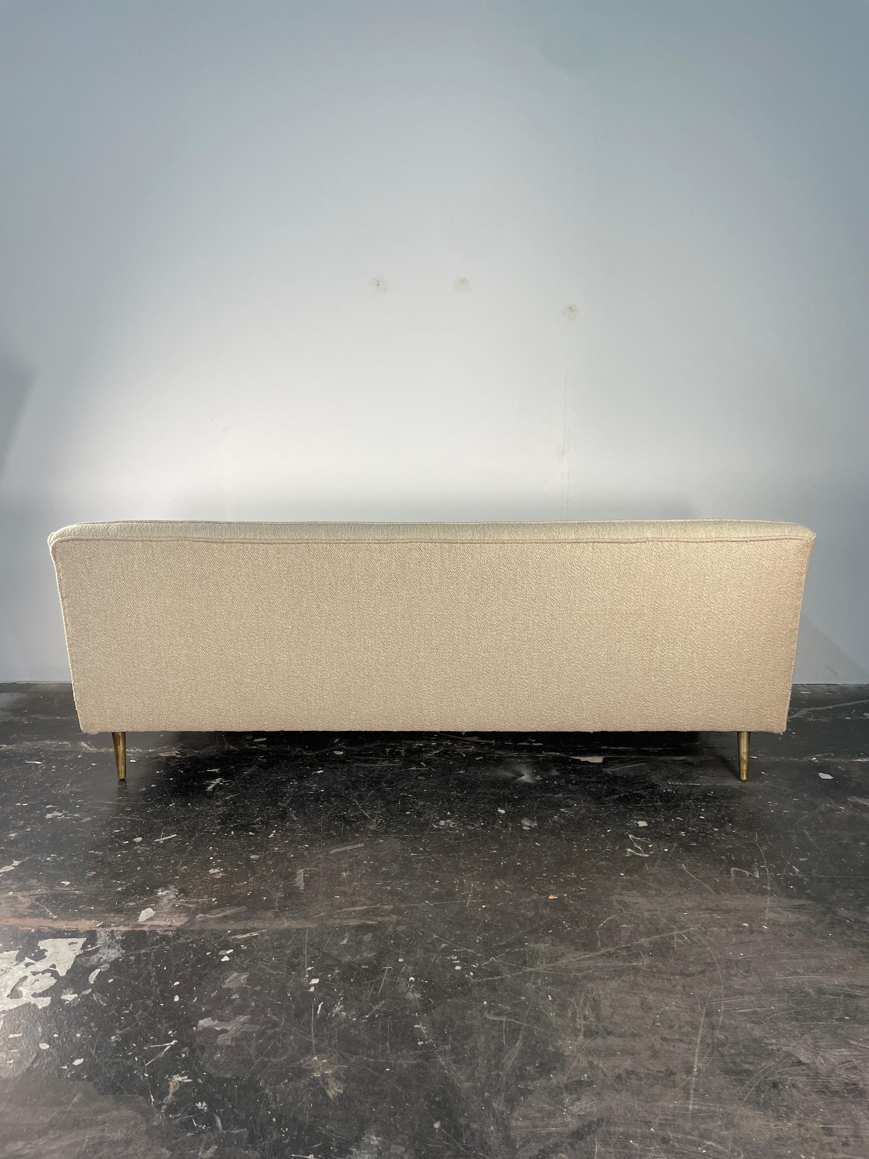 Edward Wormley Sofa with Brass legs for Dunbar 6