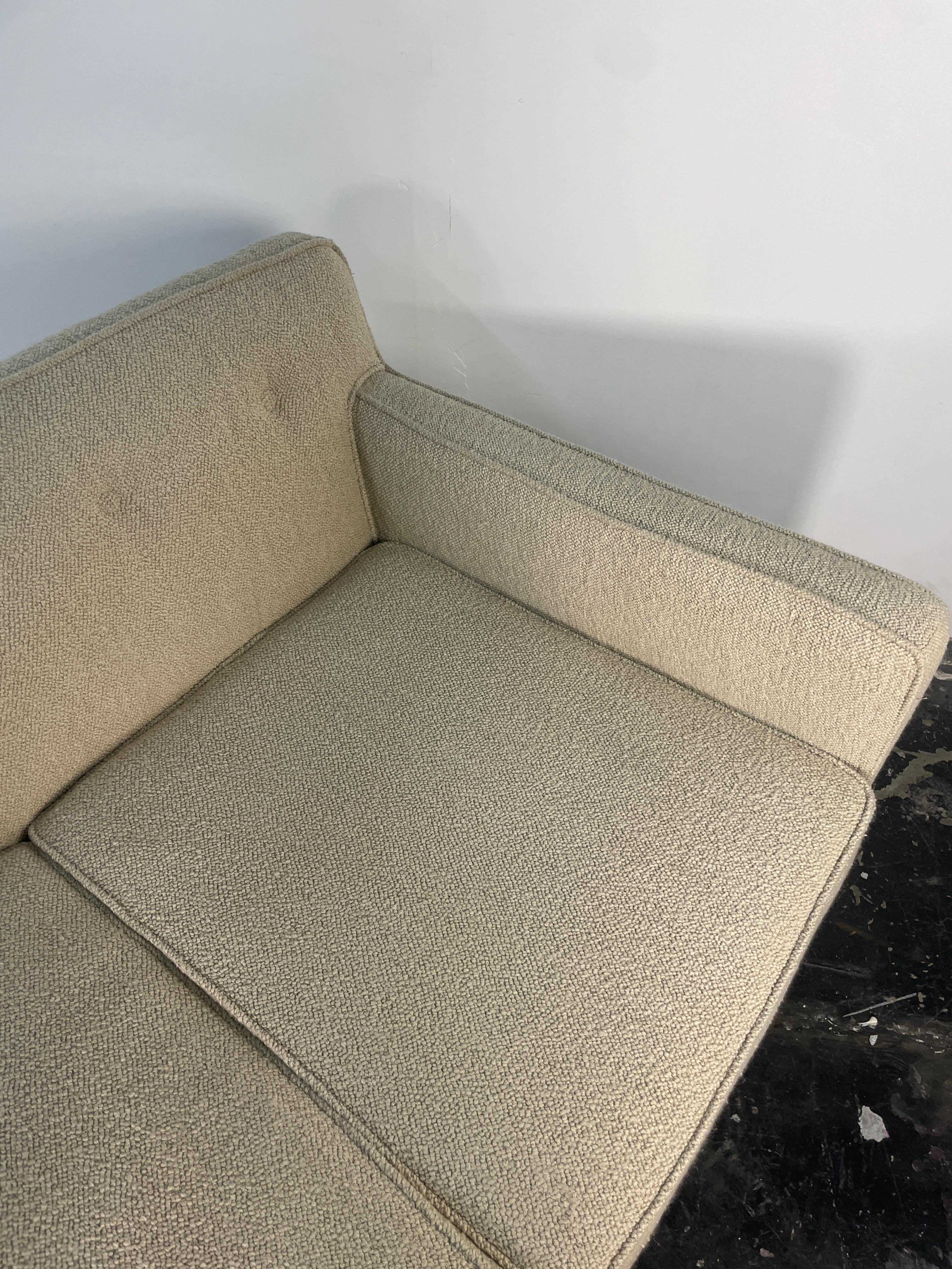 Edward Wormley Sofa with Brass legs for Dunbar 7