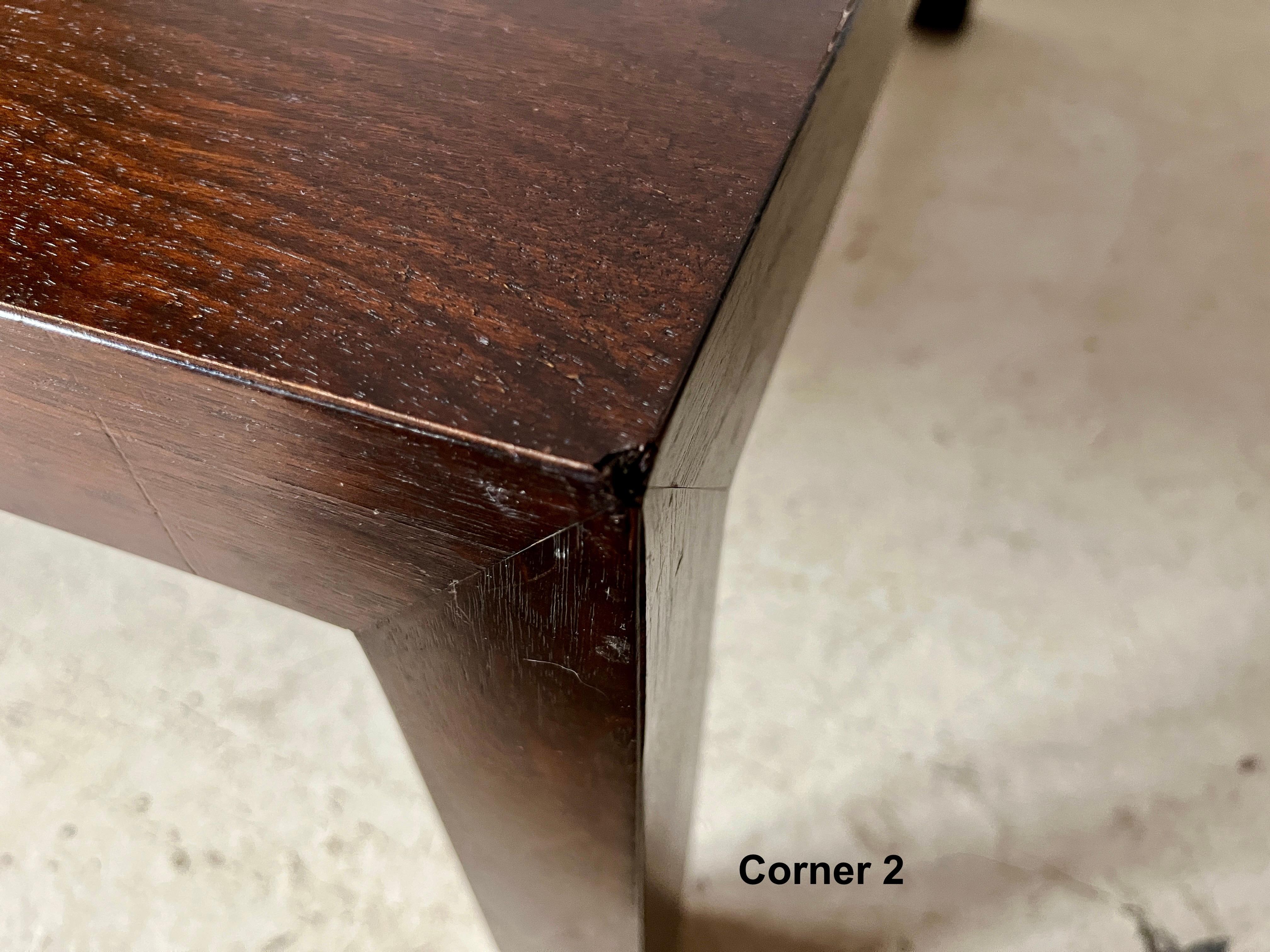 20ième siècle Table basse ou de cocktail Parsons carrée Edward Wormley pour Dunbar Modèle #4475 en vente