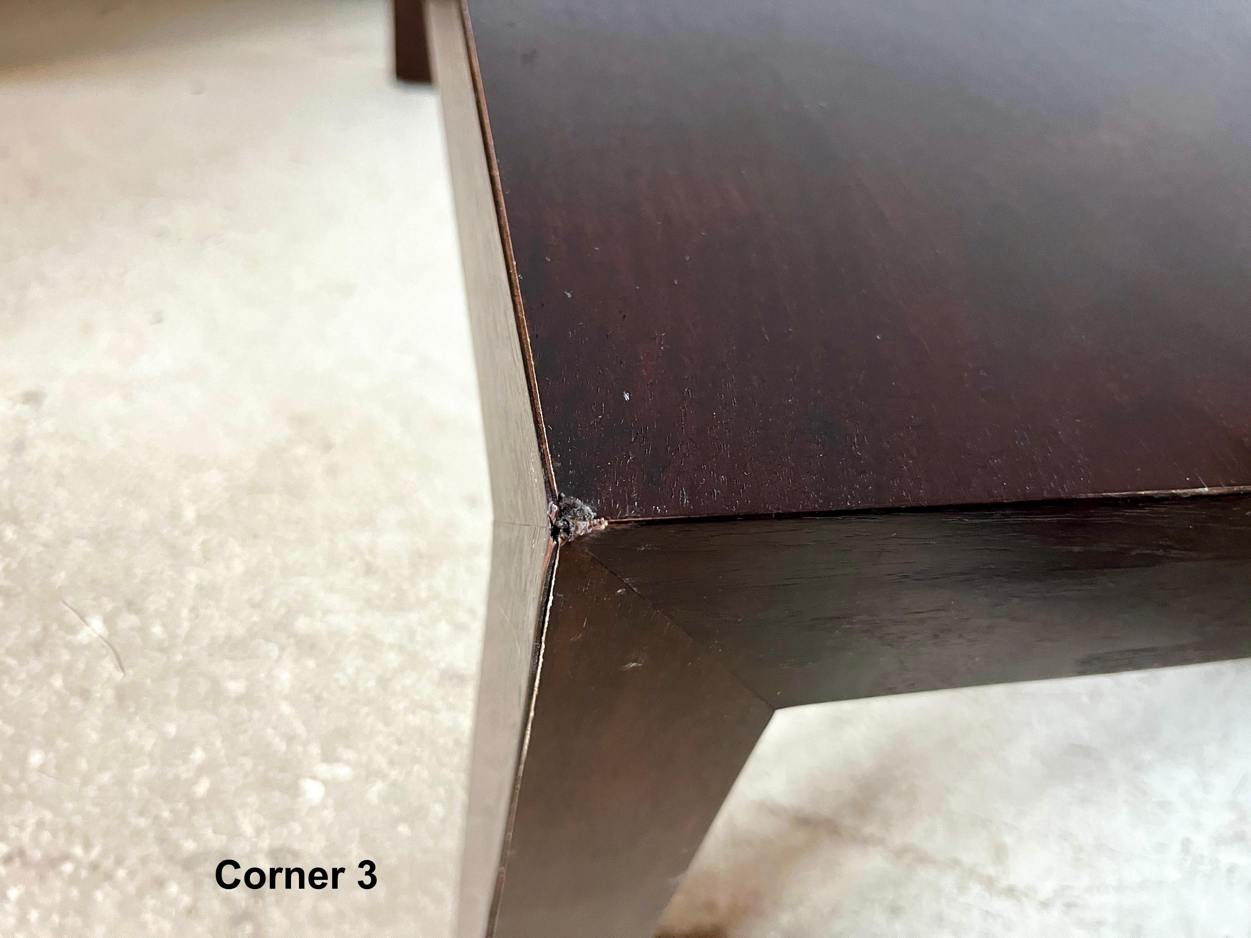 Bois Table basse ou de cocktail Parsons carrée Edward Wormley pour Dunbar Modèle #4475 en vente