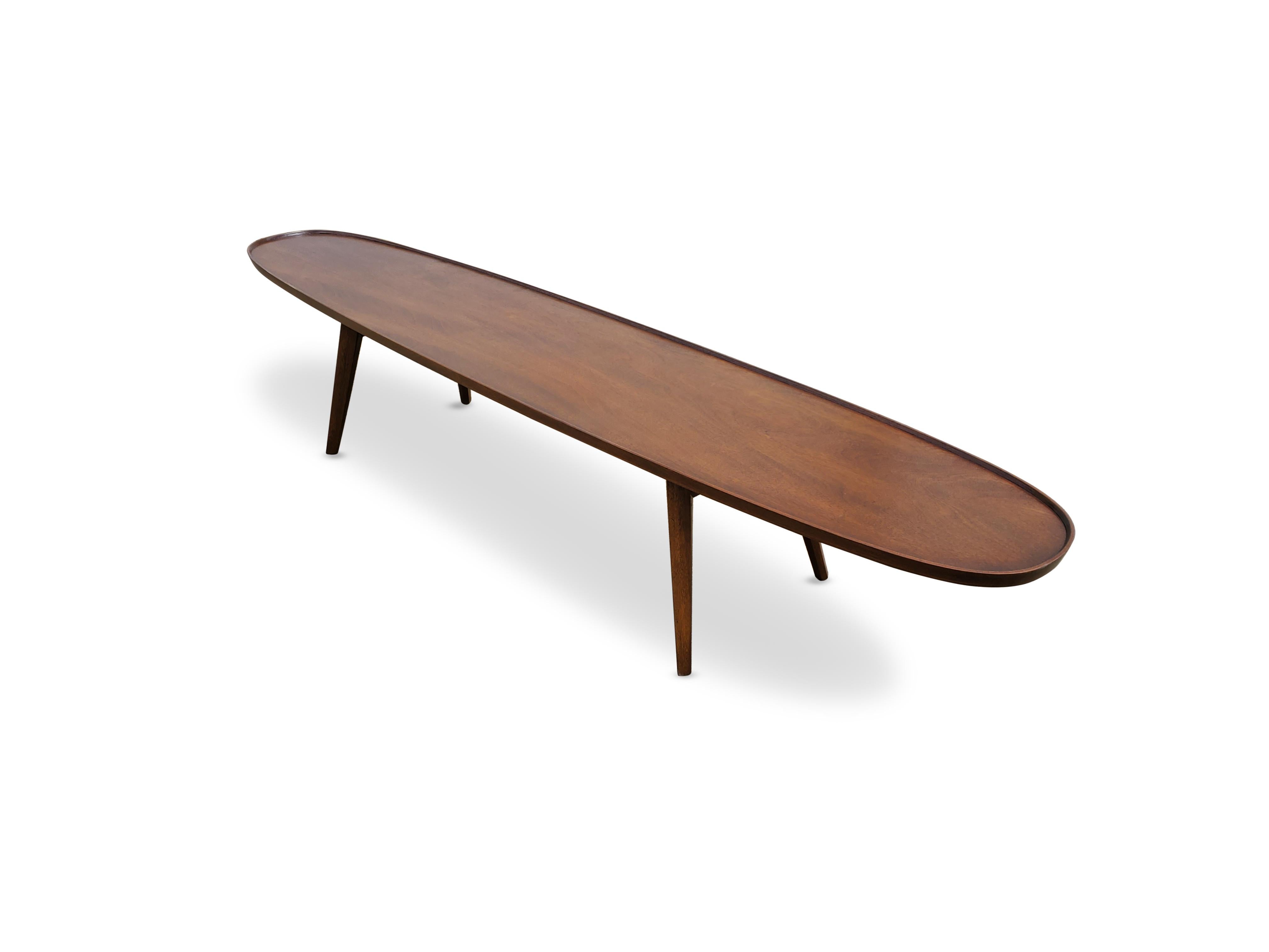 Edward Wormley Surfboard Coffee Table by Dunbar 2