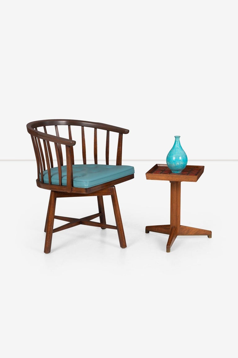 Edward Wormley Swivel Chair For Sale at 1stDibs