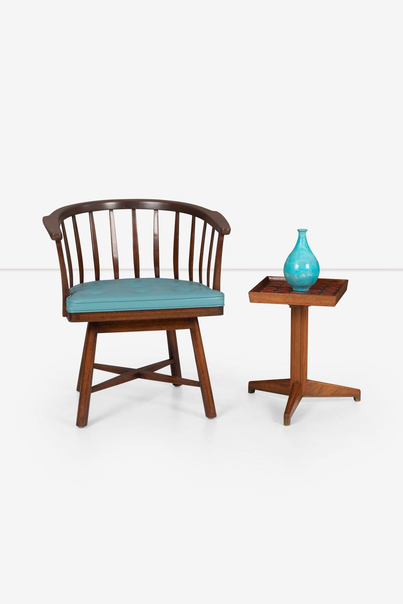 Mid-Century Modern Edward Wormley Swivel Chair For Sale