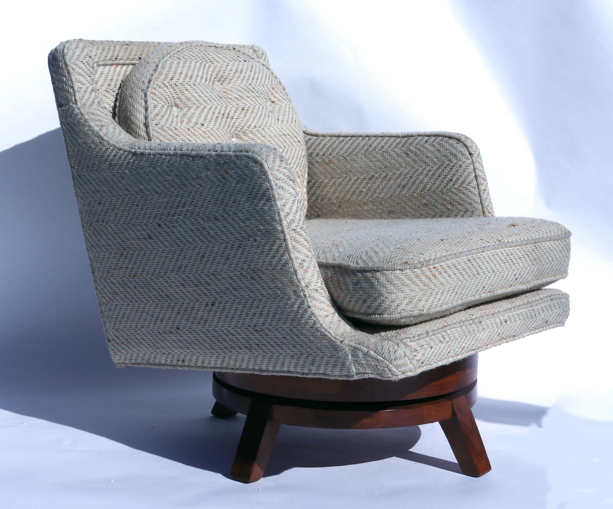 Dreh-Loungesessel von Edward Wormley, Dunbar, Modell 5609 4