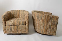 Edward Wormley Swivel Lounge Chairs