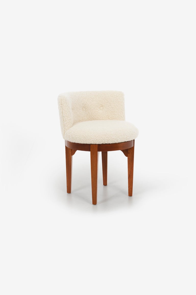 Edward Wormley Swivel Vanity Stool For Sale At 1stdibs