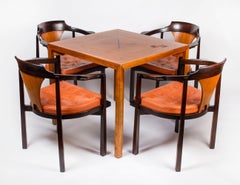 Edward Wormley Table & Chairs for Dunbar with Gertrude & Otto Natzler Tiles
