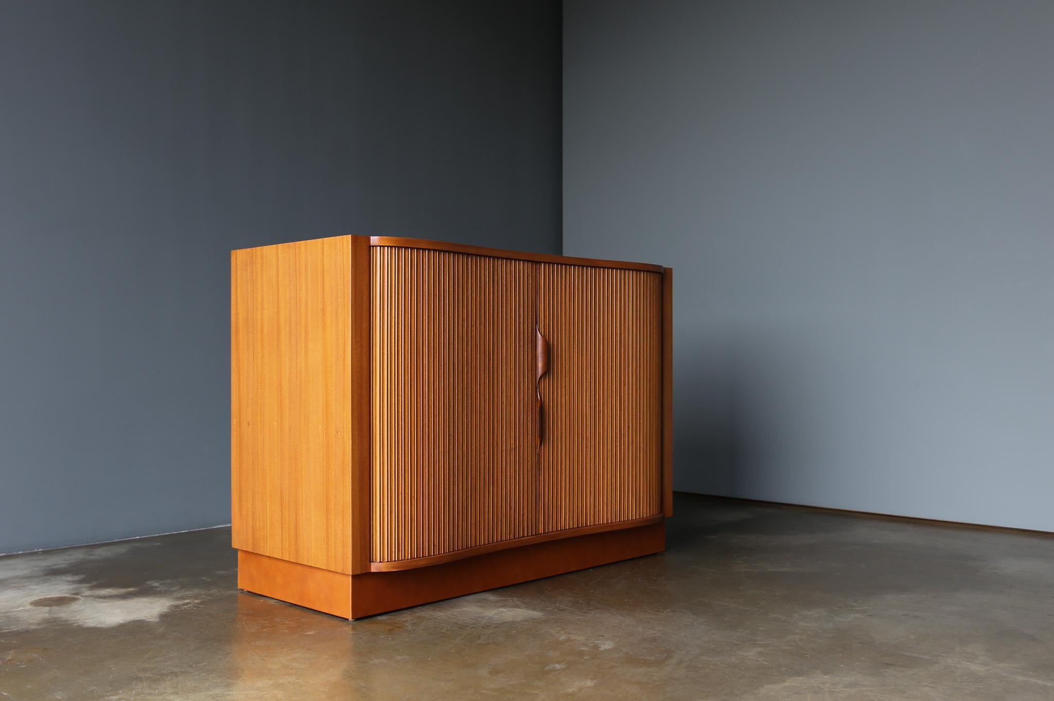Edward Wormley Tambour Door Mister Cabinet for Dunbar, United States, c.1955 4