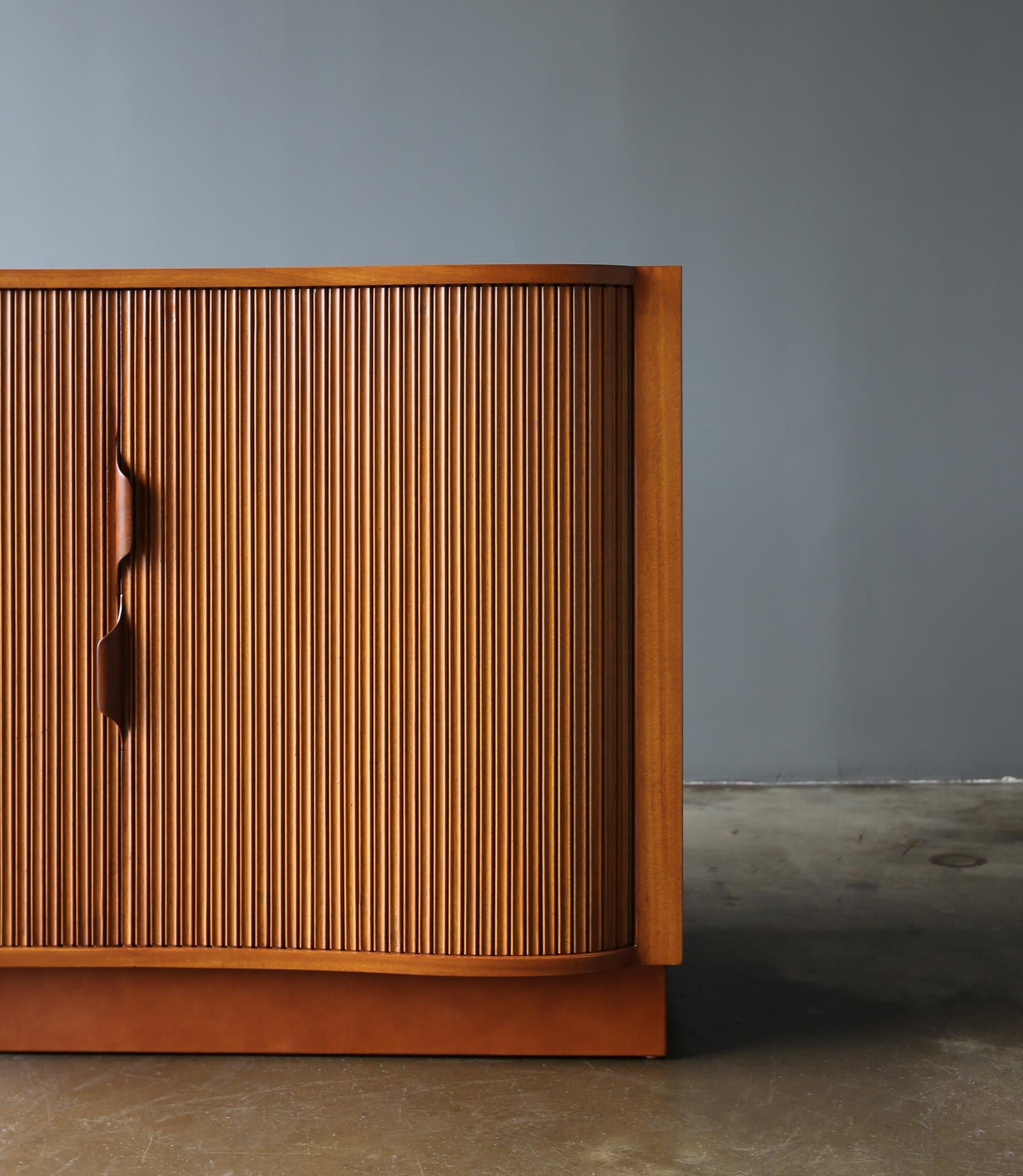 Edward Wormley Tambour Door Mister Cabinet for Dunbar, United States, c.1955 2