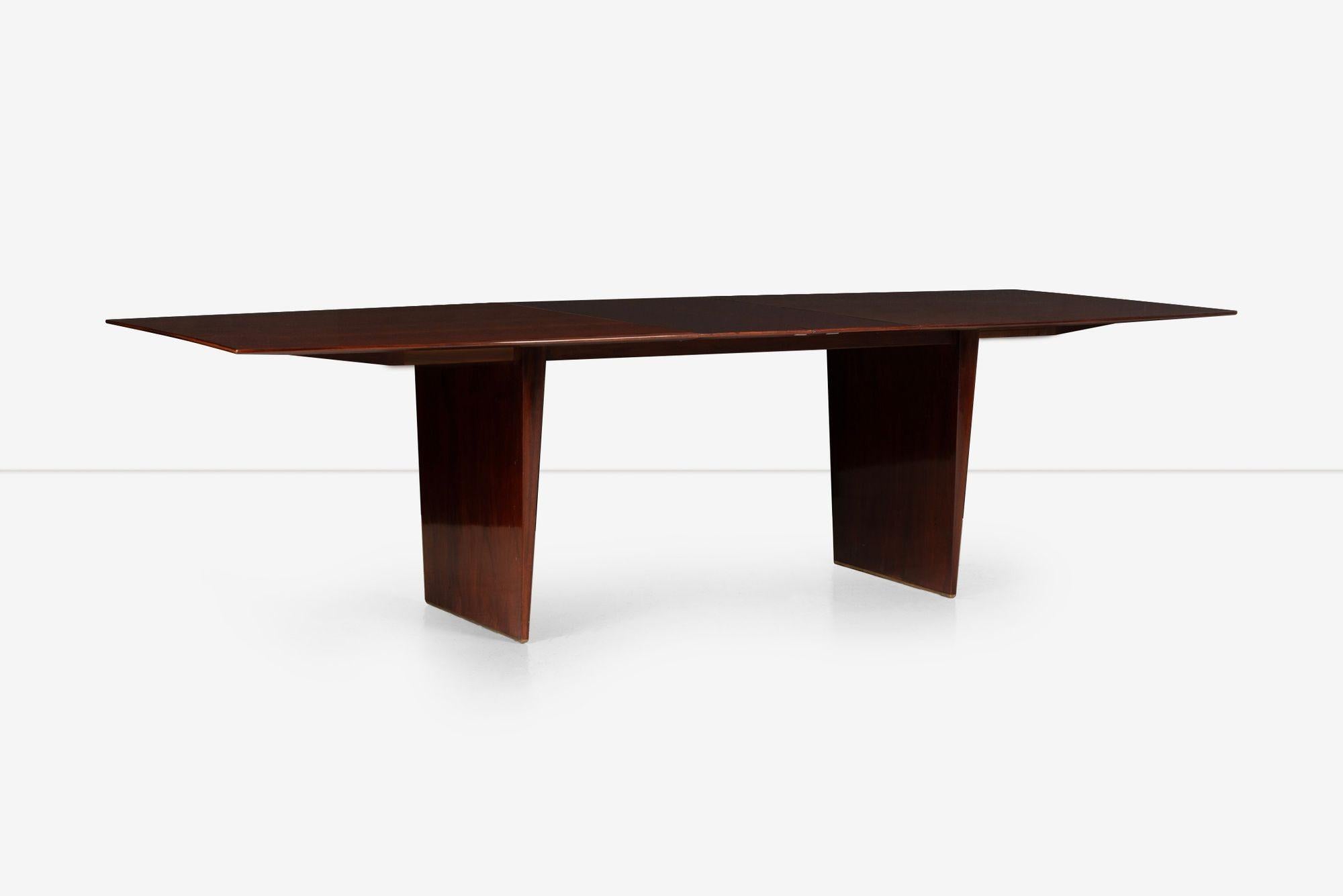 Mesa de comedor extensible Edward Wormley Tawi para Dunbar Lacado en venta
