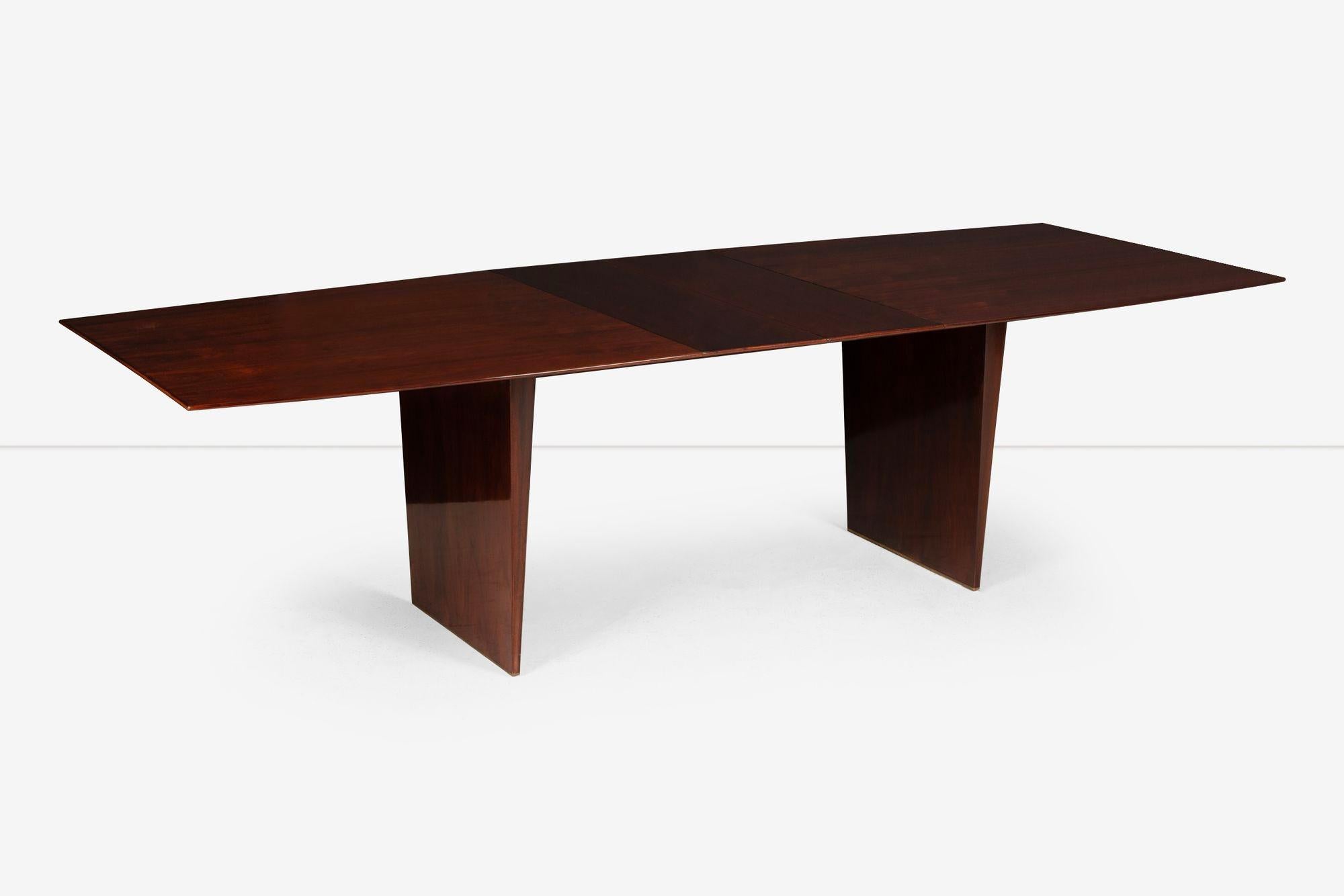 Mesa de comedor extensible Edward Wormley Tawi para Dunbar en Bueno estado para la venta en Chicago, IL