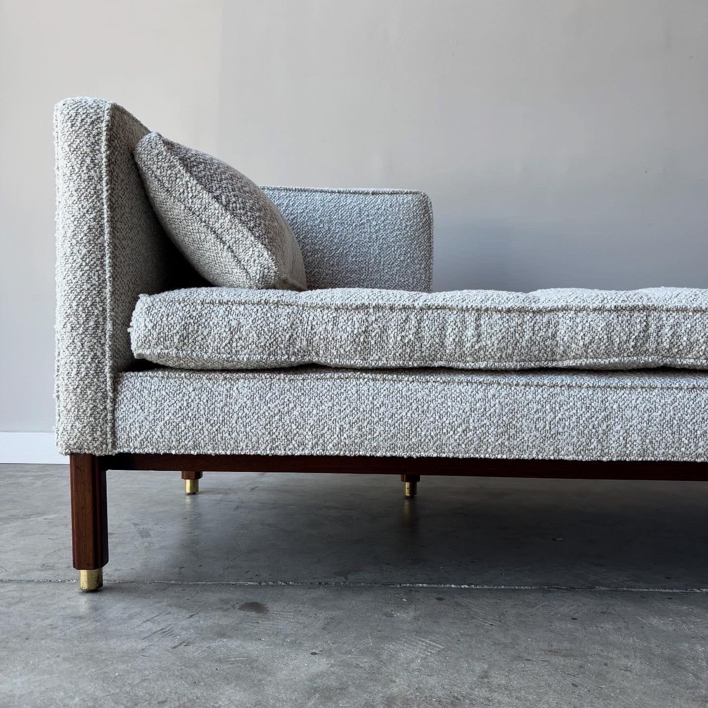 Edward Wormley Tête-à-tête, Dunbar-década de 1950, modelo 5944 en Bueno estado para la venta en Raleigh, NC