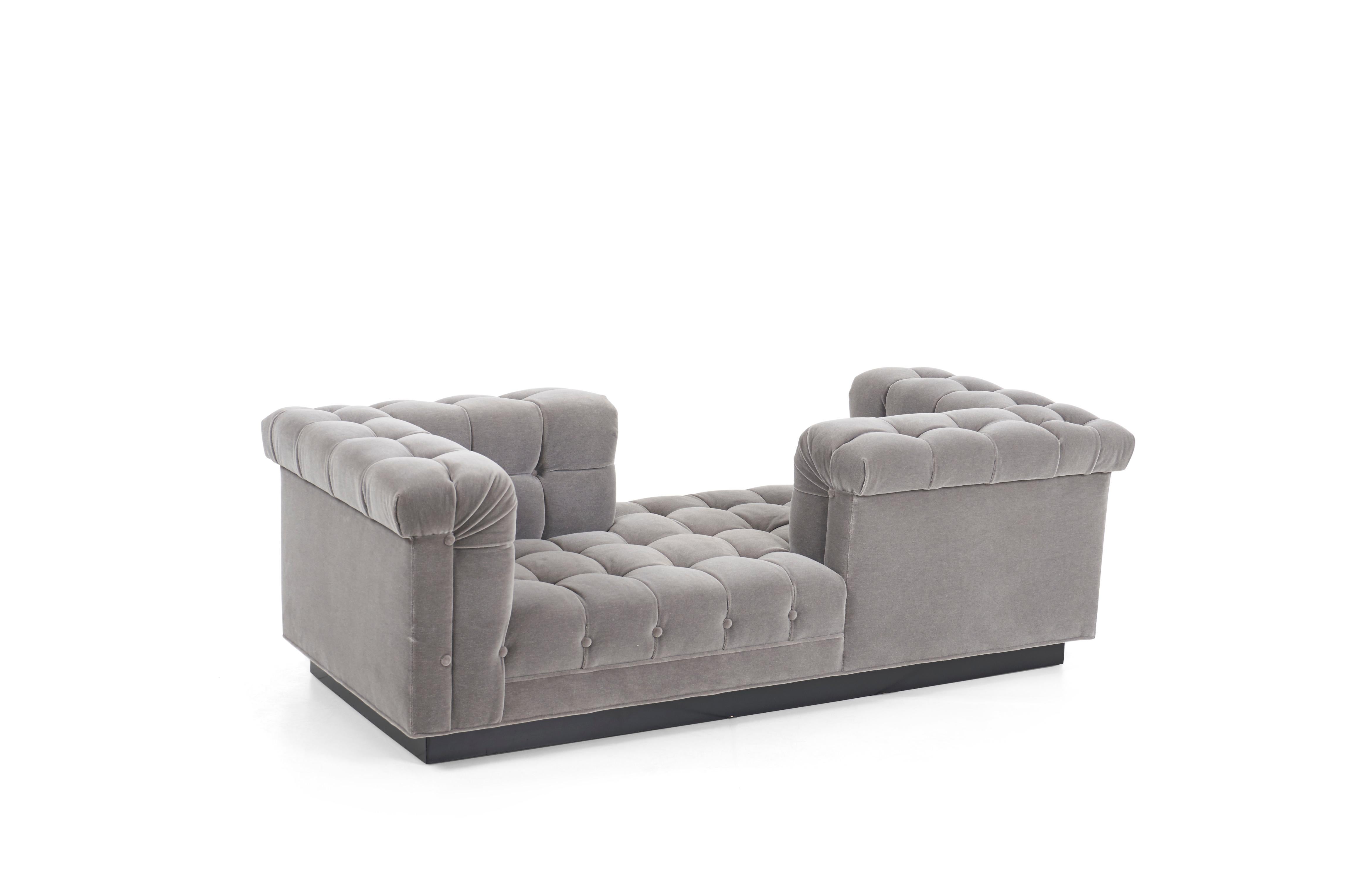 Edward Wormley Tete-e-Tete Sofa (Moderne der Mitte des Jahrhunderts)