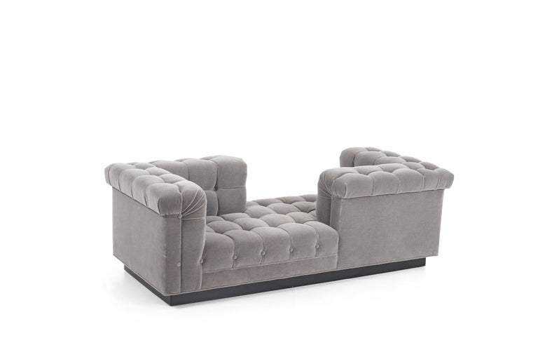 Mid-Century Modern Edward Wormley Tete-e-Tete Sofa For Sale