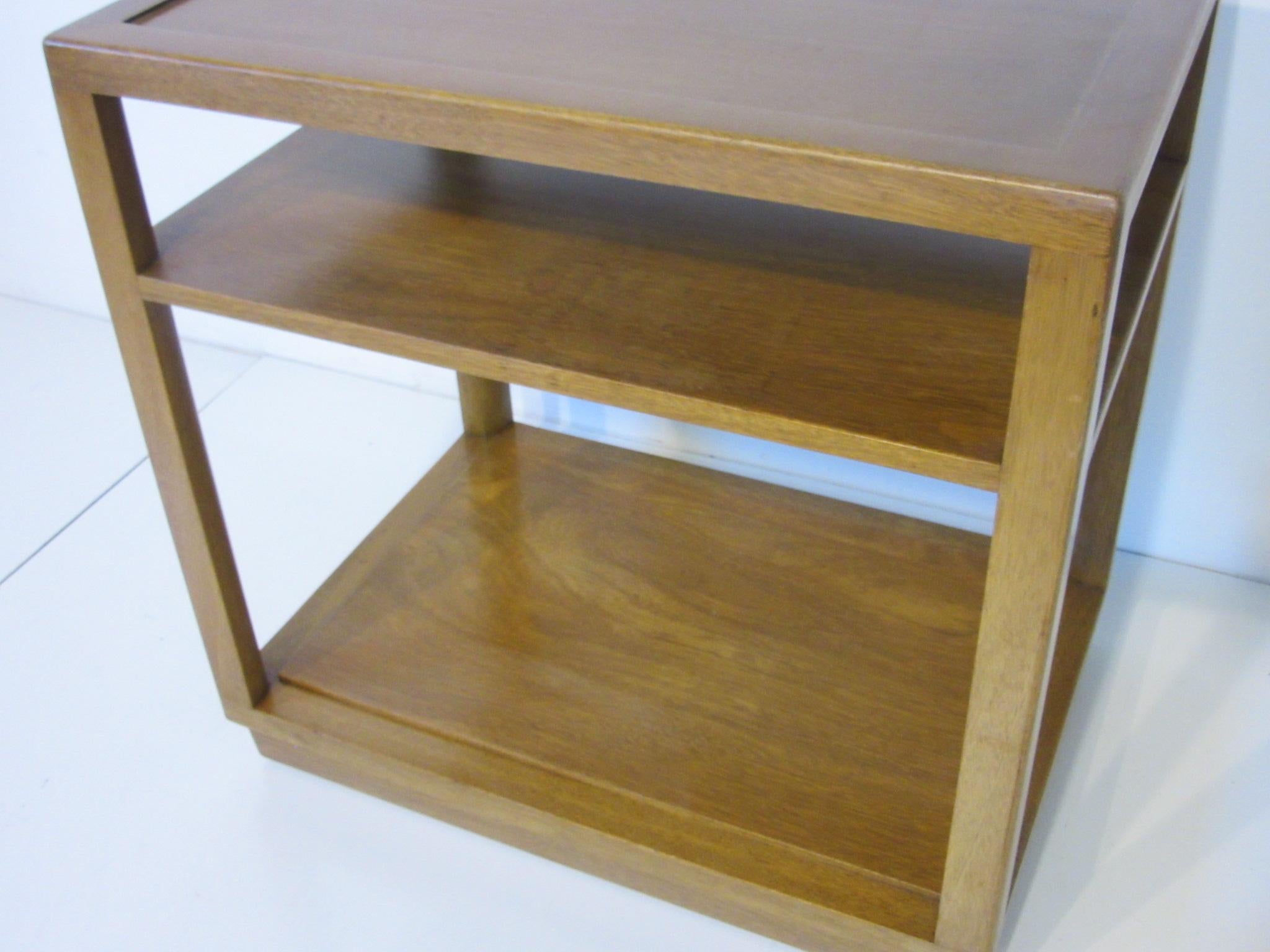 Edward Wormley Tiered Side Table for Dunbar In Good Condition In Cincinnati, OH