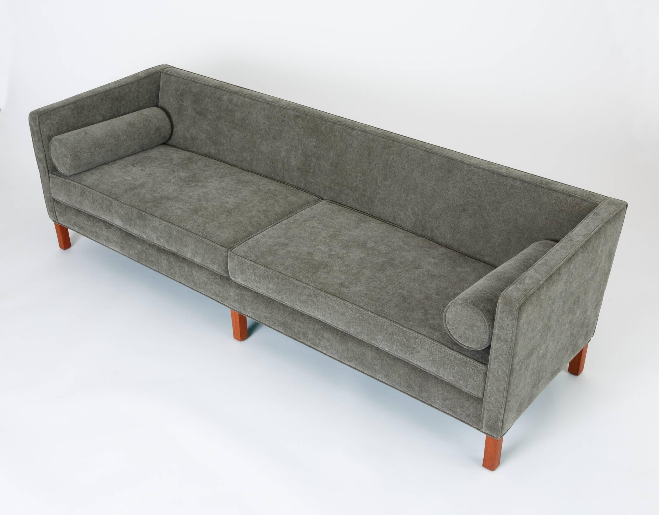 American Edward Wormley Tuxedo Sofa for Dunbar