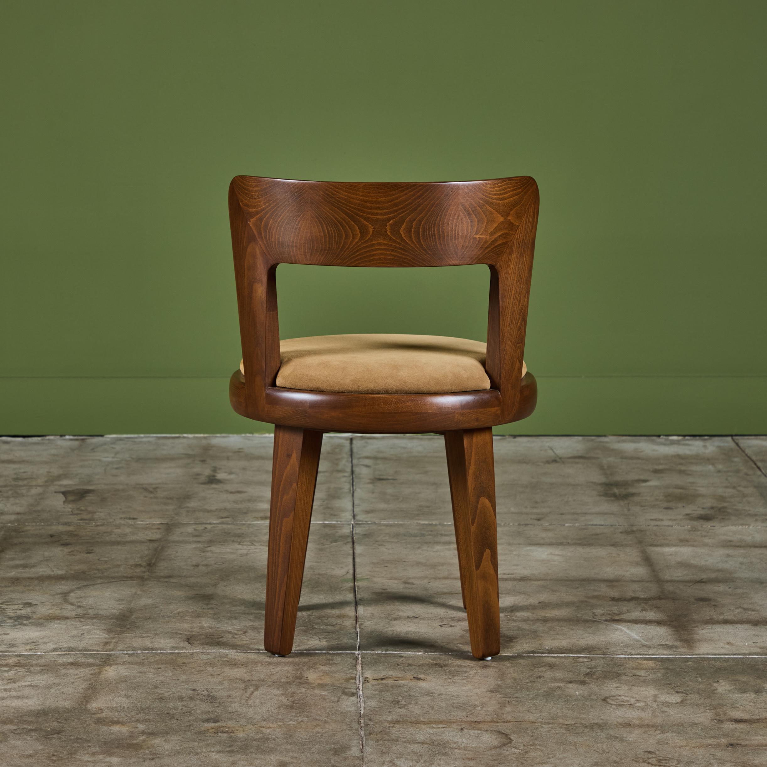 American Edward Wormley Vanity Swivel Stool for Drexel Precedent