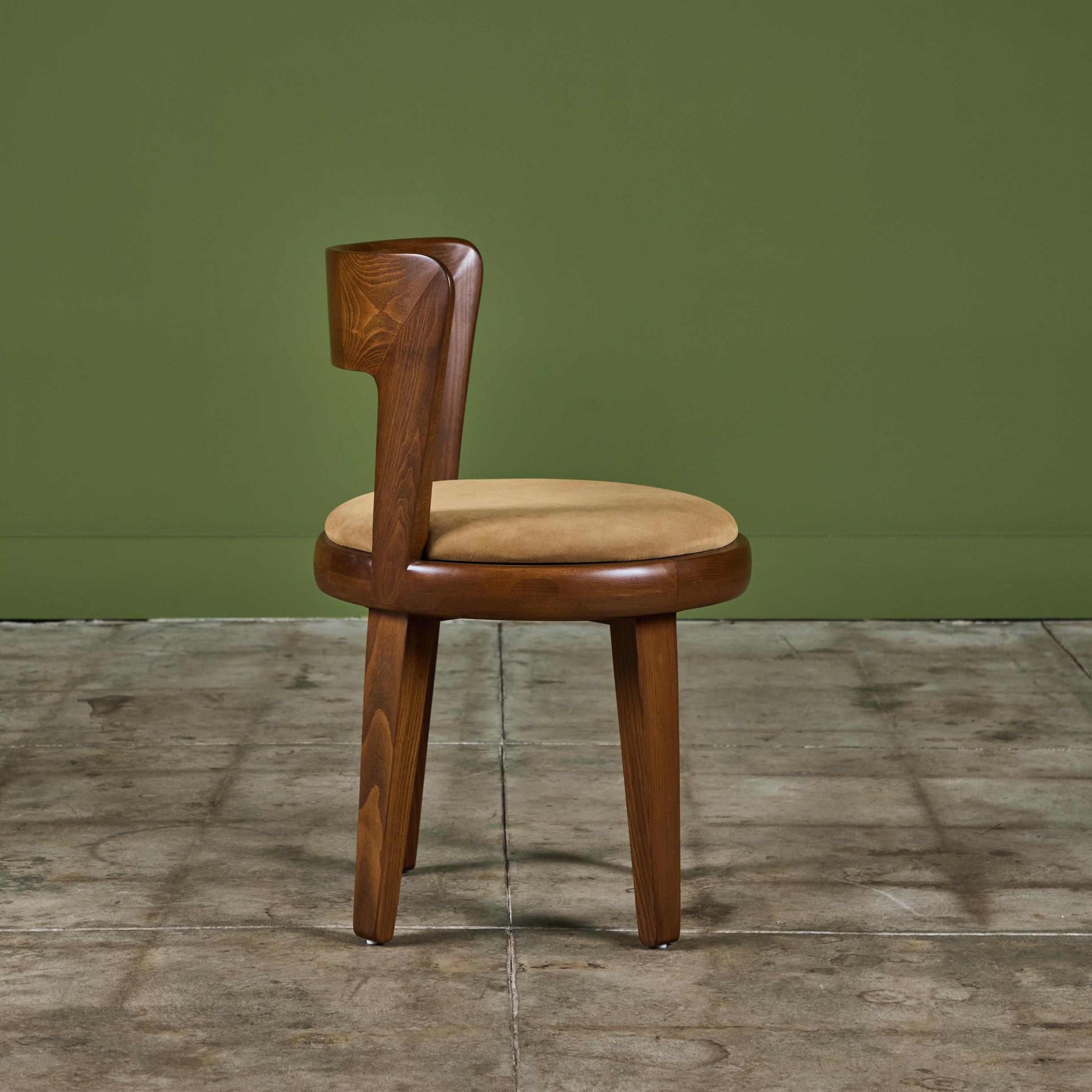 Mid-20th Century Edward Wormley Vanity Swivel Stool for Drexel Precedent