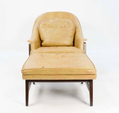 Edward Wormley's Signature Janus Group Club Chair and Ottoman for Dunbar